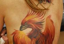 phoenix tattoo on wrist